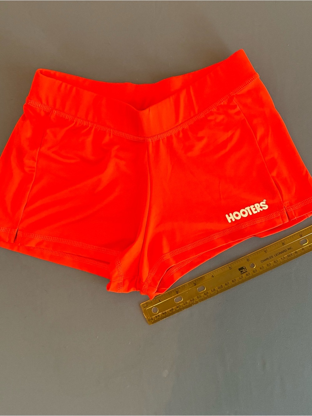 Hooters Bright Orange Athletic Shorts - Picture 5 of 9